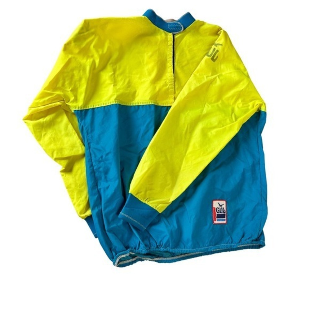 GUL Vintage 70s 80s‎ Windbreaker Jacket Surf Scuba Neon Pullover Men's